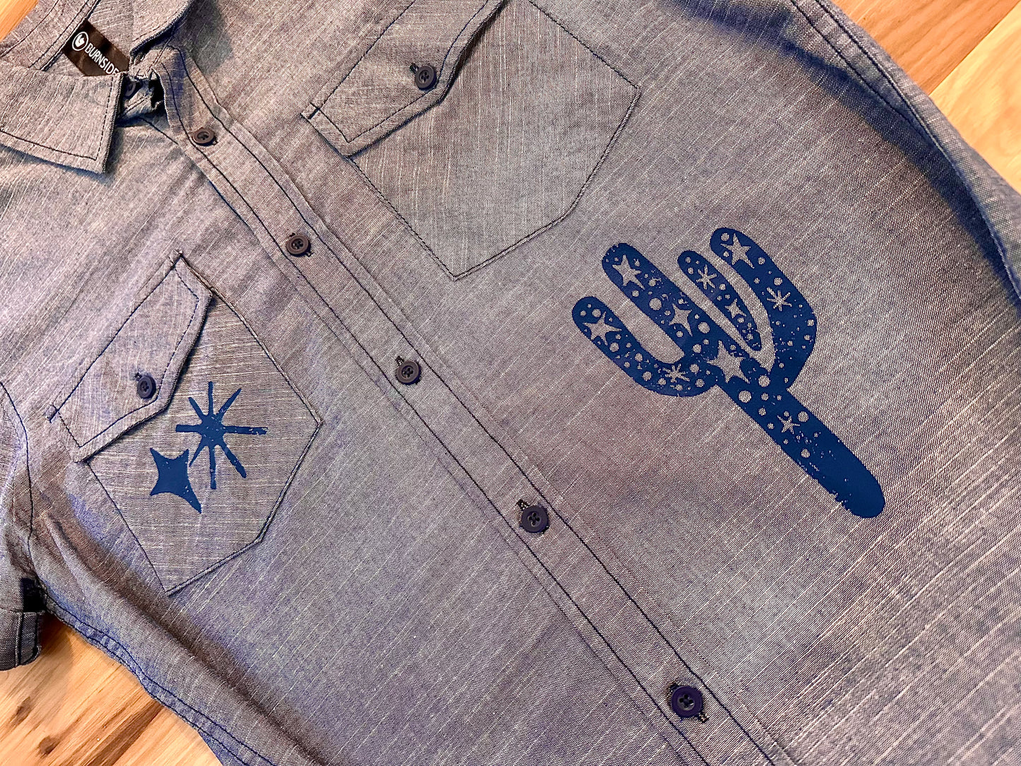 Desert Vibes Short Sleeve Button up