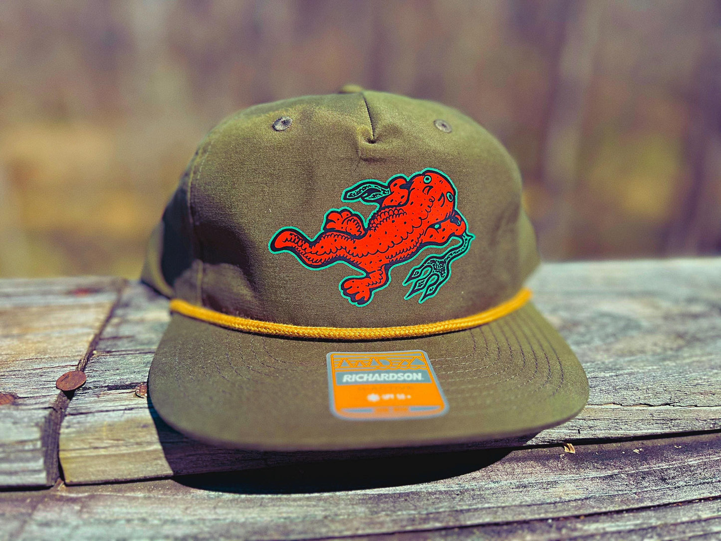 Hellbender Salamander Hat, Appalachian Nature hat, Salamander Hat